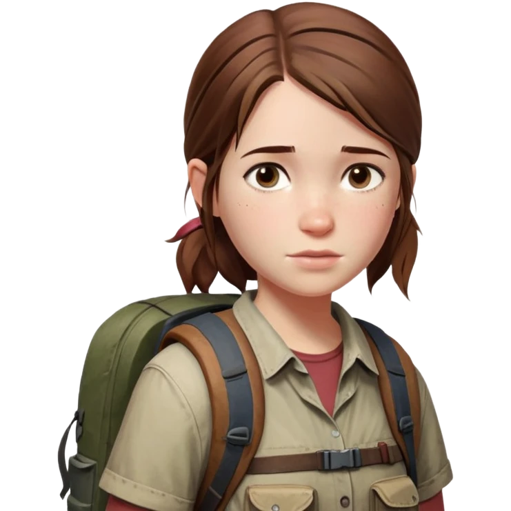 Ellie from "Last of Us" emoji