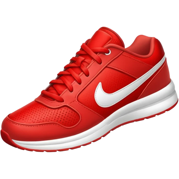 red sport shoe emoji