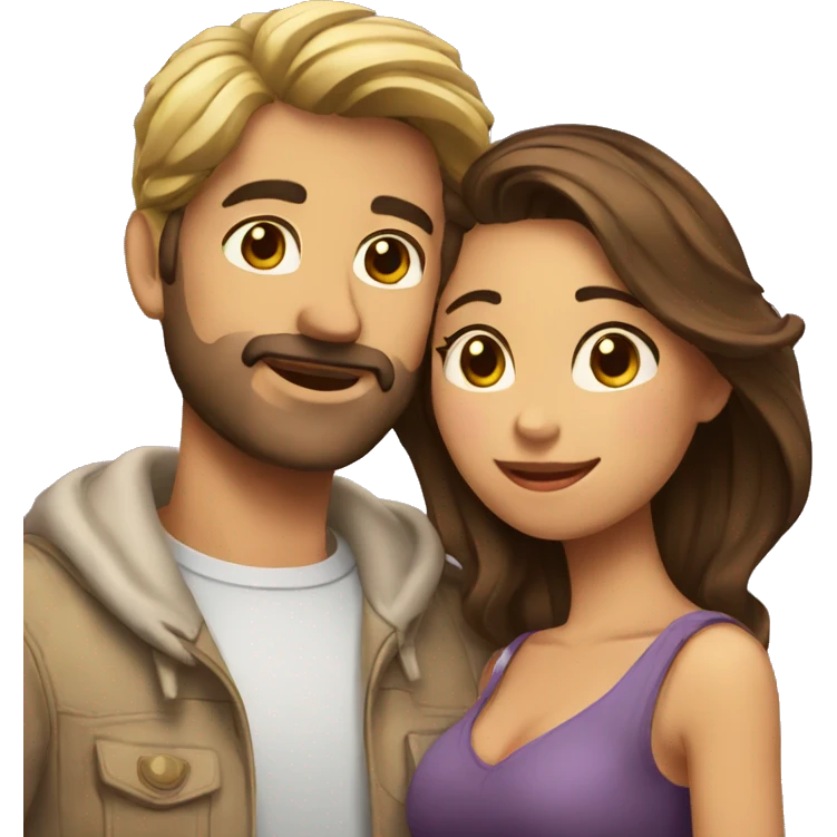 Pareja amor emoji