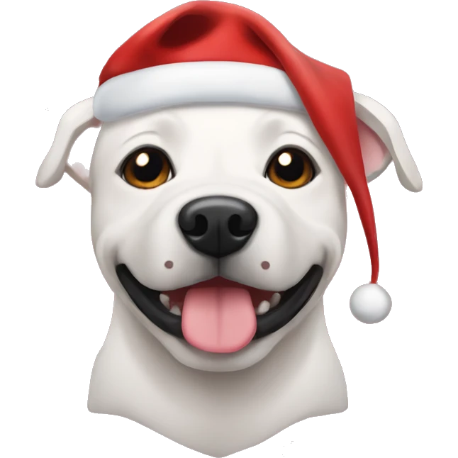 christmas staffy sheepdo emoji