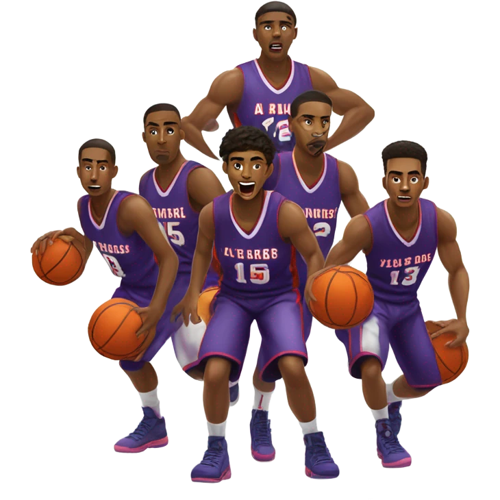 Excessive force basketball team  emoji