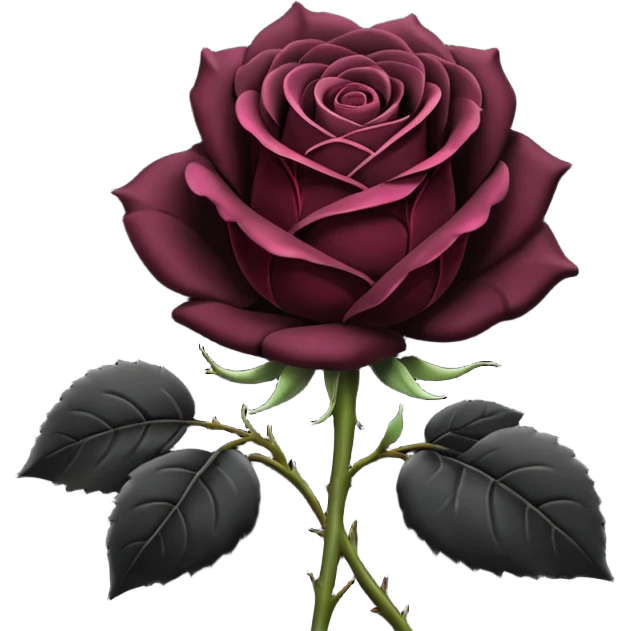 Black Rose emoji