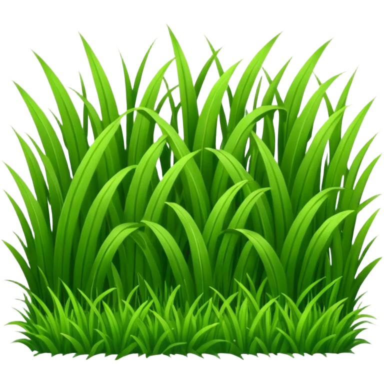  flat grass emoji