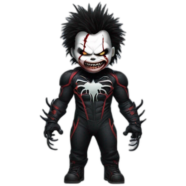 Chucky as venom emoji