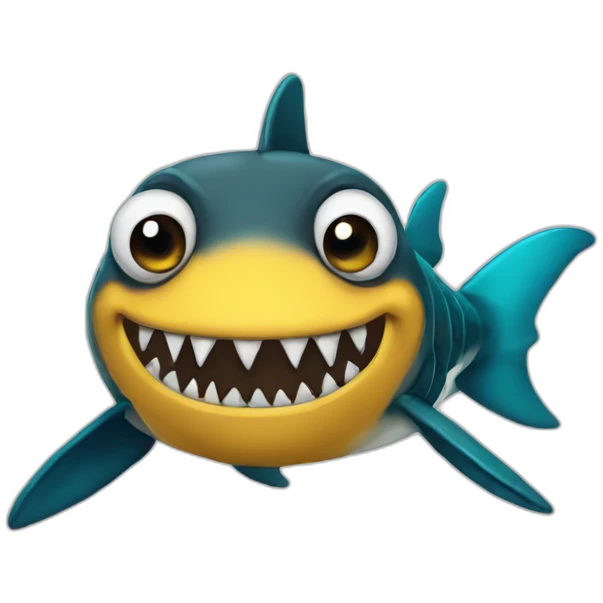 shark bee emoji
