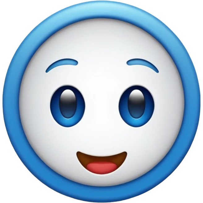 emoji de selo verificado do instagram, círculo azul, check branco no centro, estilo emoji oficial, fundo limpo, alta qualidade emoji