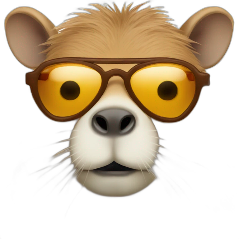 capybara with sunglasses emoji