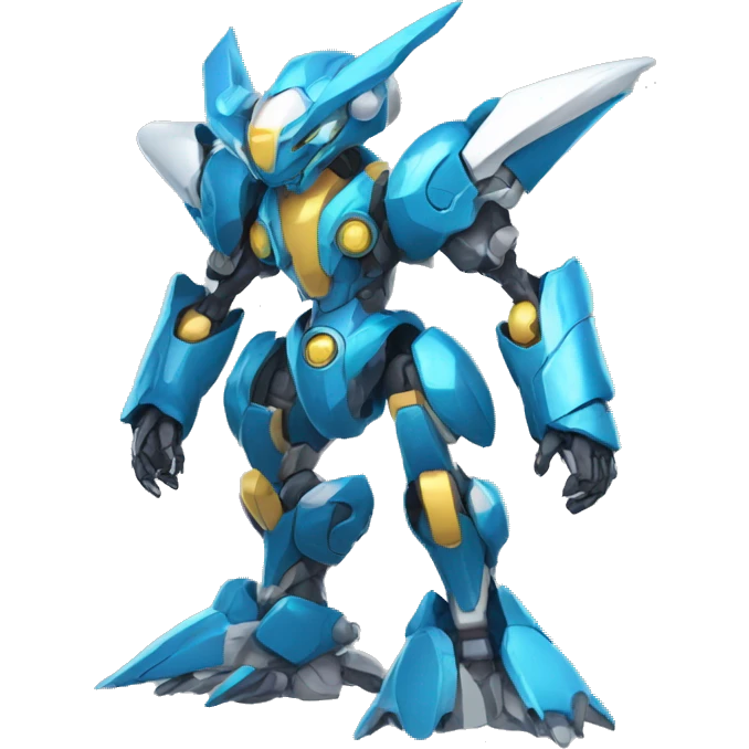 Futuristic Mechanical Pokémon-Medabot-Dragon full body emoji