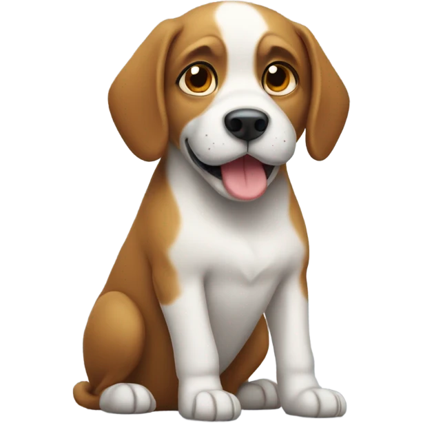 dog that reads emoji
