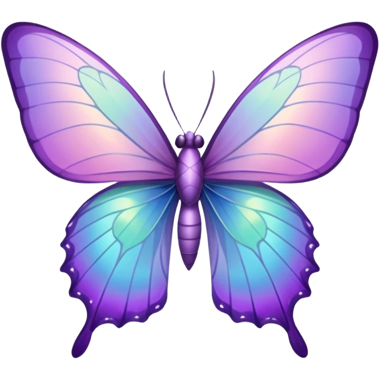borboleta lilas emoji