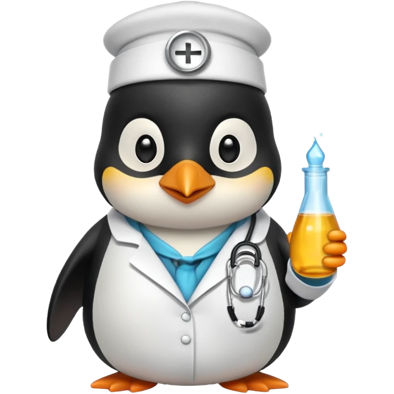 doctor penguin emoji