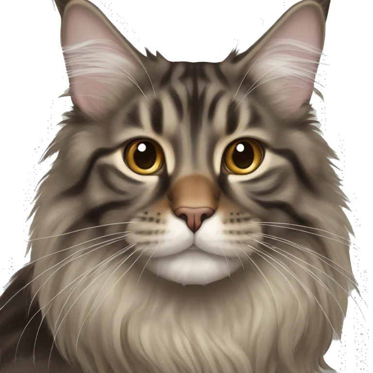 Maine coon cat  emoji
