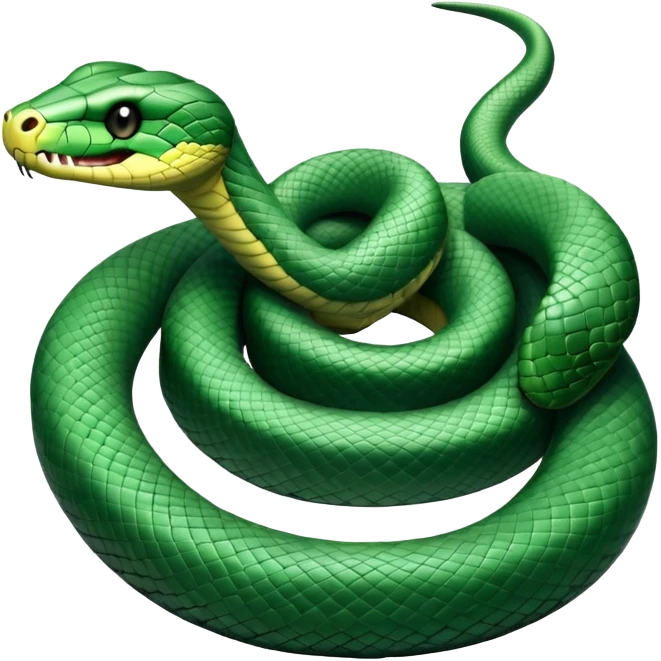 Slytherin snake emoji