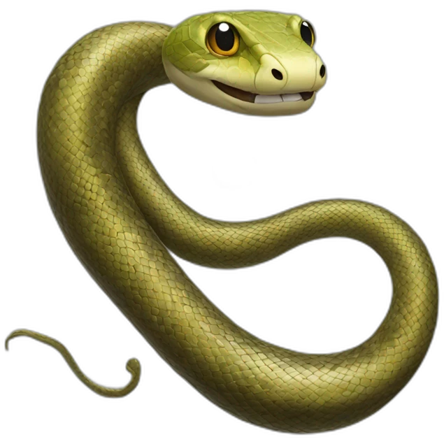 snake with afro emoji