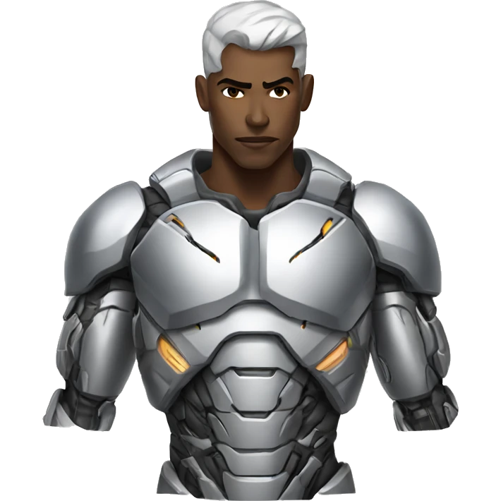 Cyborg DC emoji