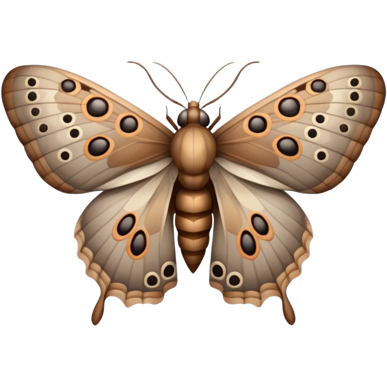 moth, different angle emoji