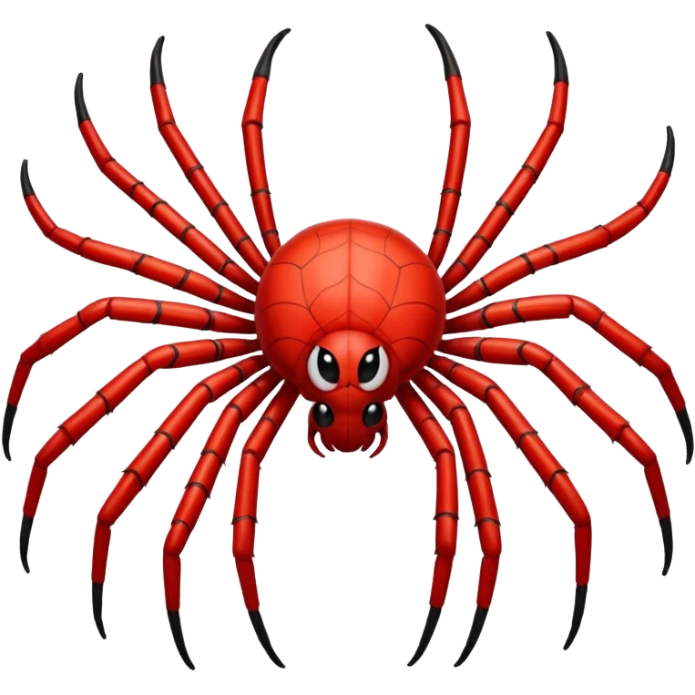 🕷️ красный emoji