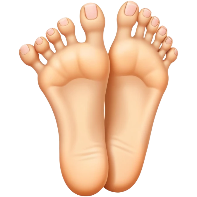 foot with toes widely splayed apart emoji