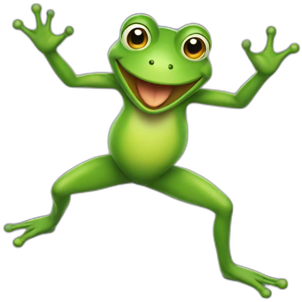 green dancing frog emoji