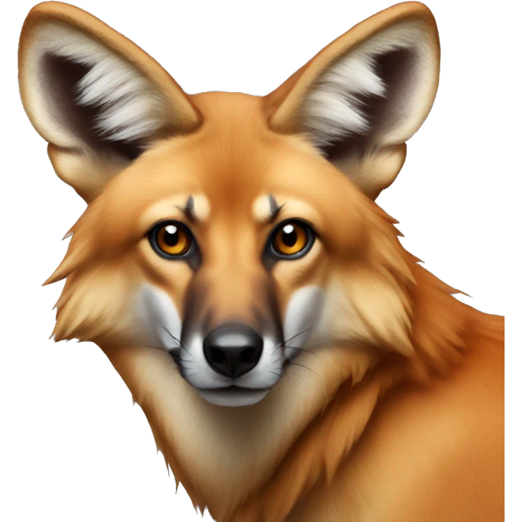Maned wolf emoji