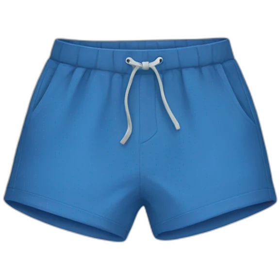 Blue shorts emoji