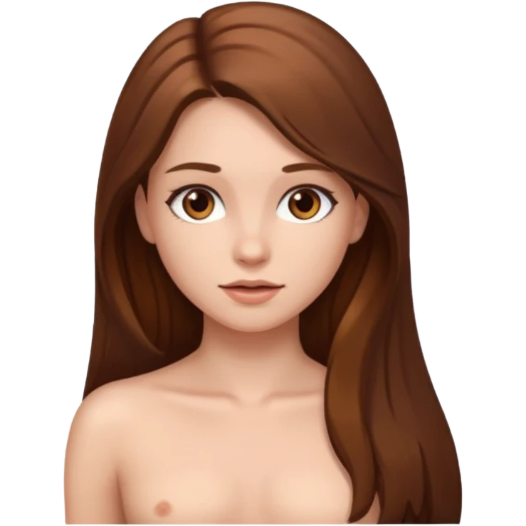 naked girl boobs emoji