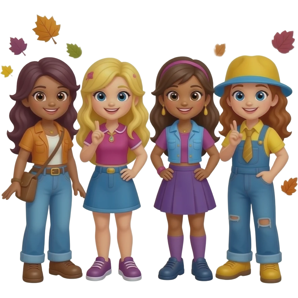 lego friends autumn emoji
