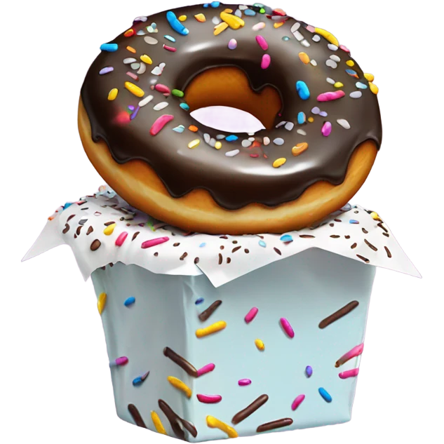Chocolate donuts  emoji