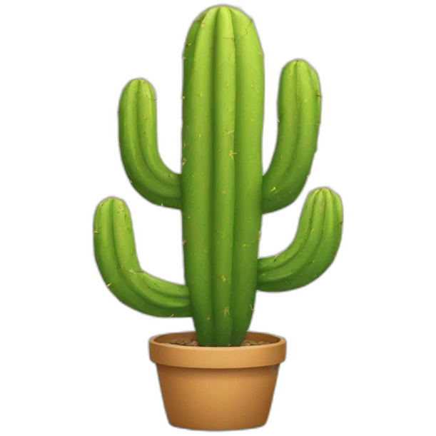 Cactus qui boxe une tortue emoji