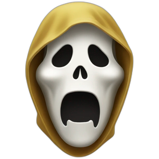 Ghostface scream emoji