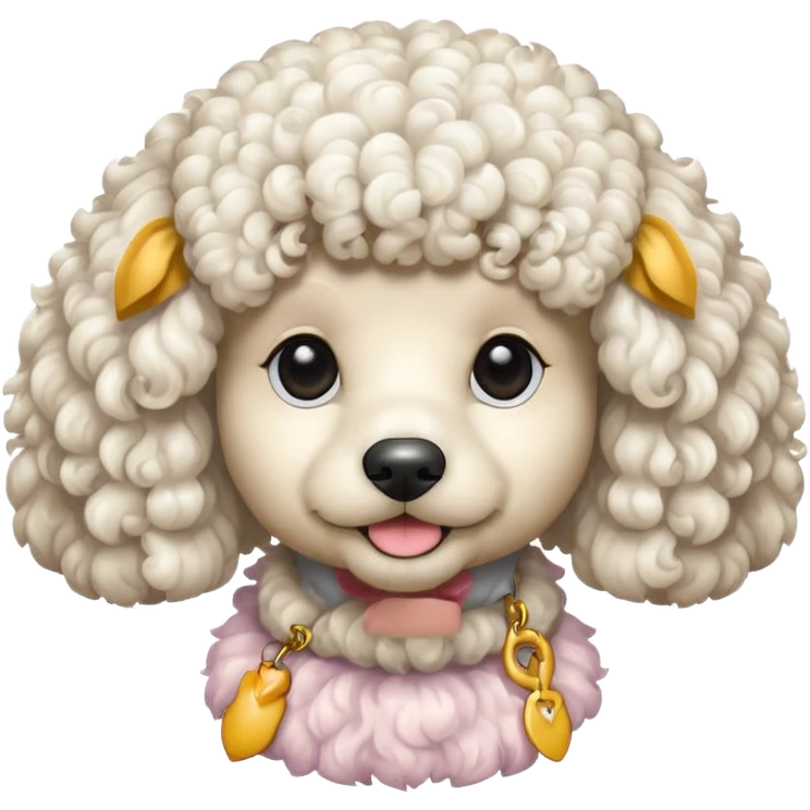 poodle blanco  emoji