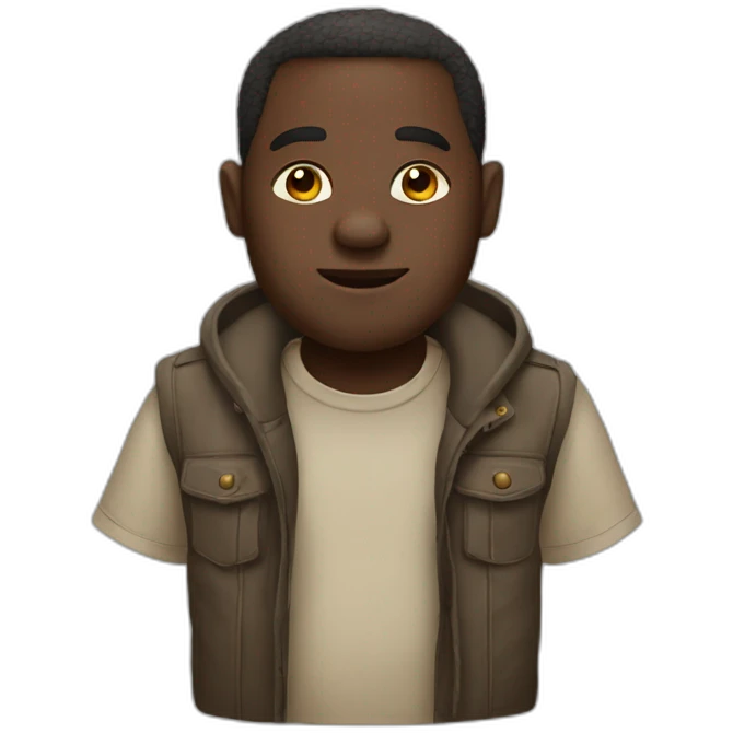 Gros africain emoji