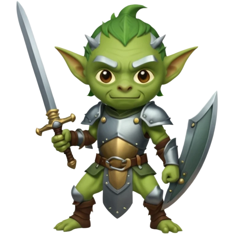 goblin soldier potrait  emoji