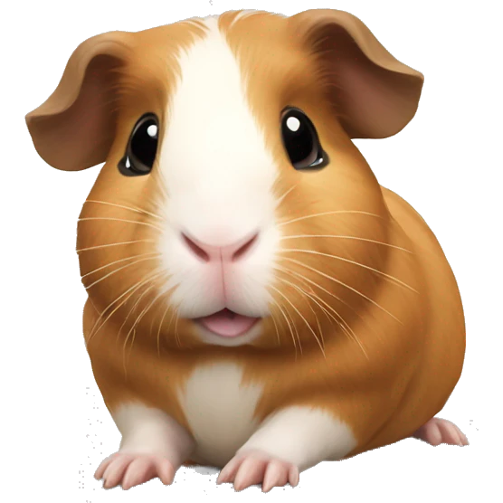 Guineapig very cute but realistic emoji