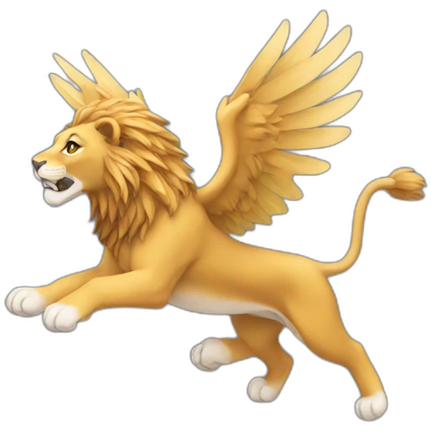 Flying Lion emoji
