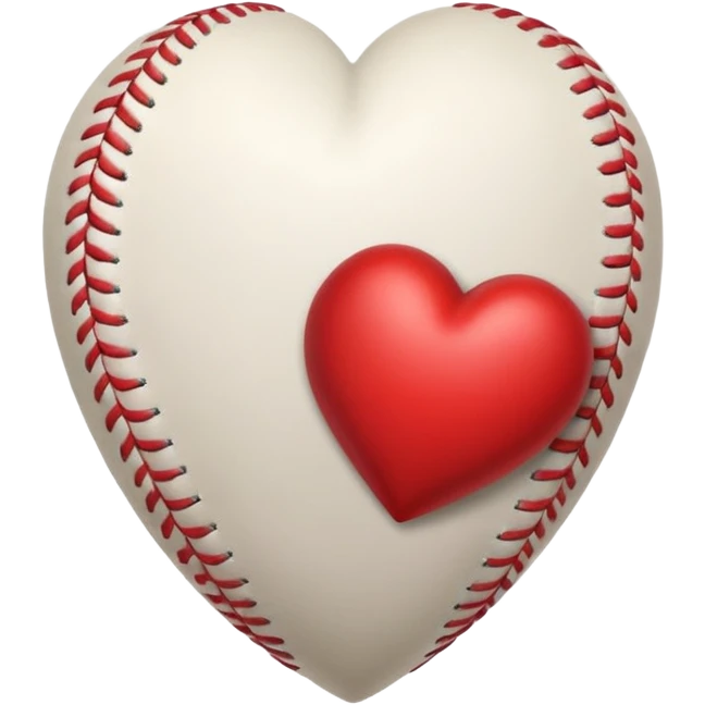 baseball heart emoji