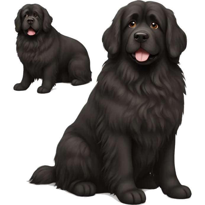 Newfoundland dog  emoji