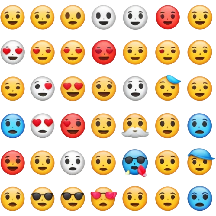 Make an aesthetic emoji pack emoji