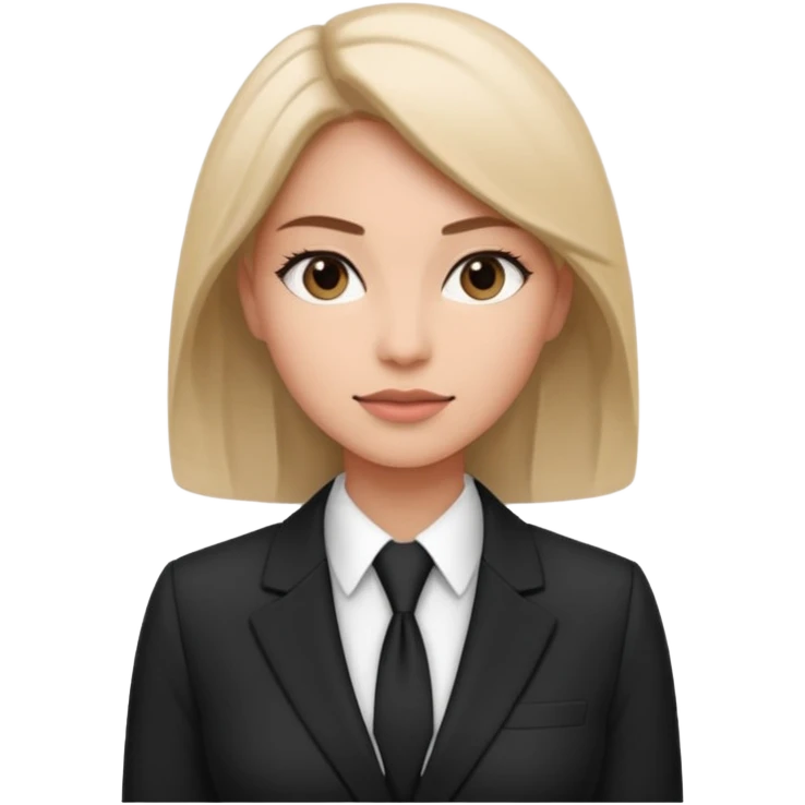Business Photoshoot woman back and white style emoji