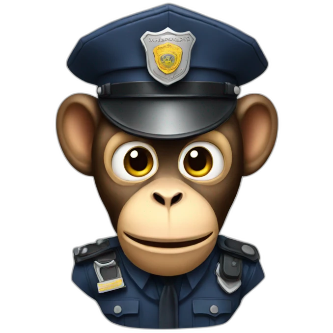 police monkey emoji
