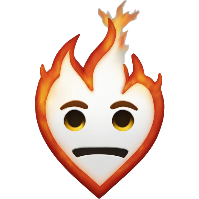Fire heart  emoji