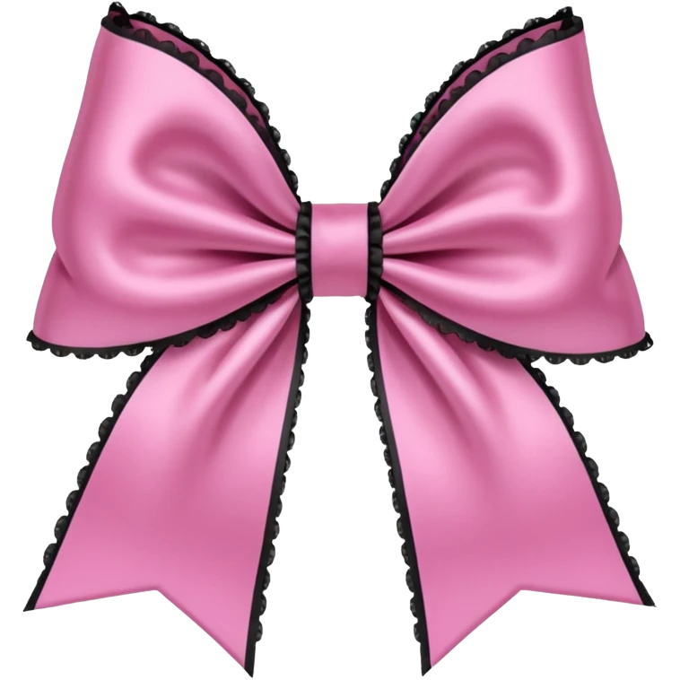 pink gothic bow emoji