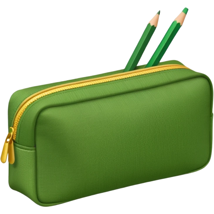 green Pencil Case emoji