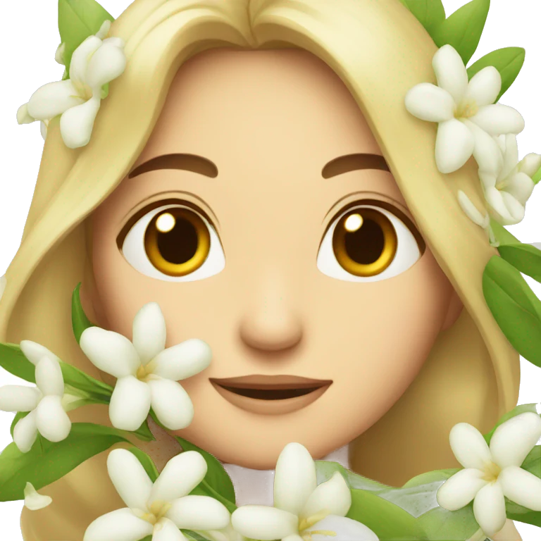 Apple Emoji of Jasmine's flowers  emoji