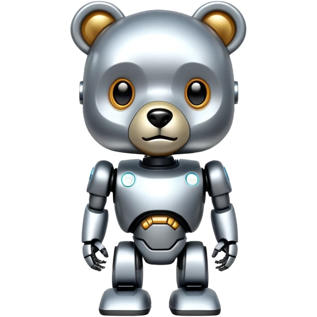 Robot bear emoji