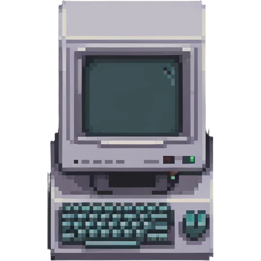 retro computer emoji