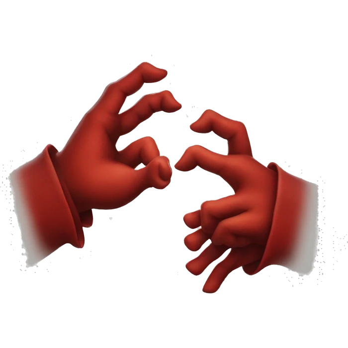 Devil handshake emoji