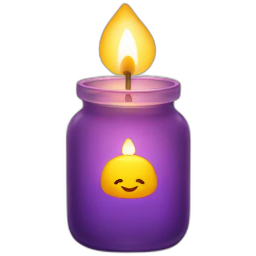 candle in a jar emoji