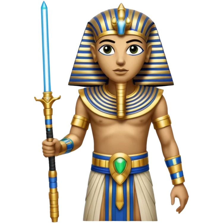 King tut with lightsabers  emoji