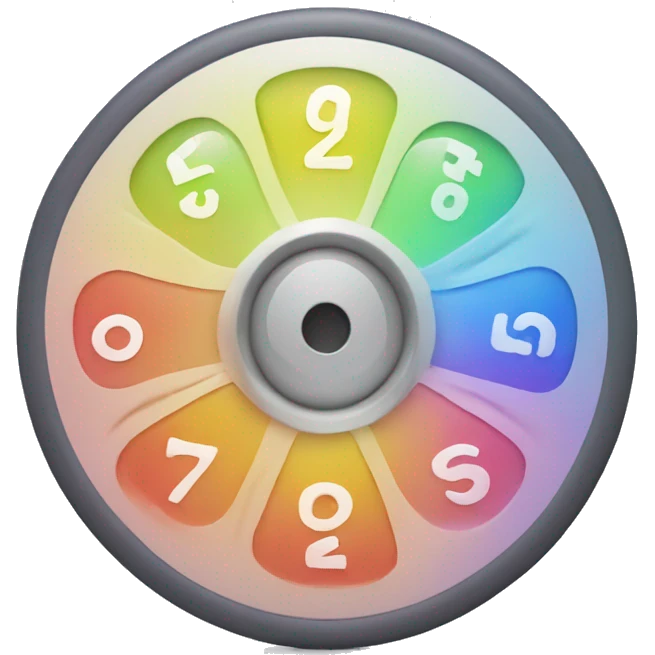 Gradient Prizes wheel emoji